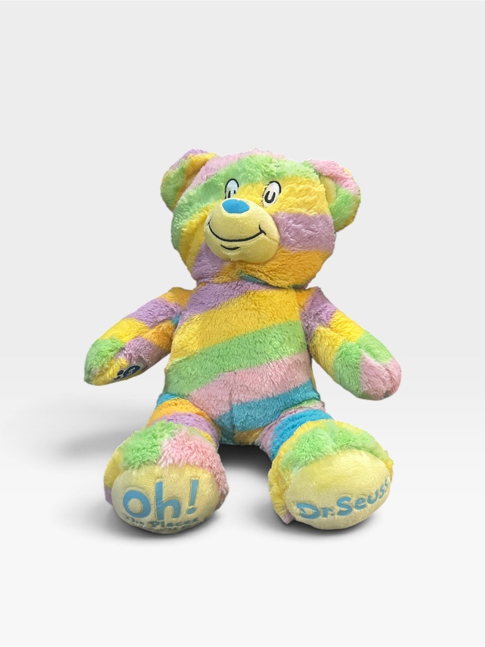 Build-A-Bear Dr. Seuss Oh! The Places You'll Go Pastel Rainbow Bear